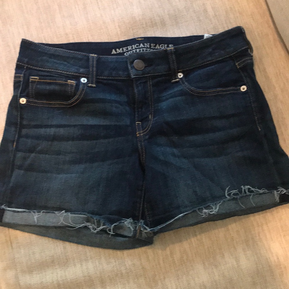 American Eagle Midi Denim Shorts